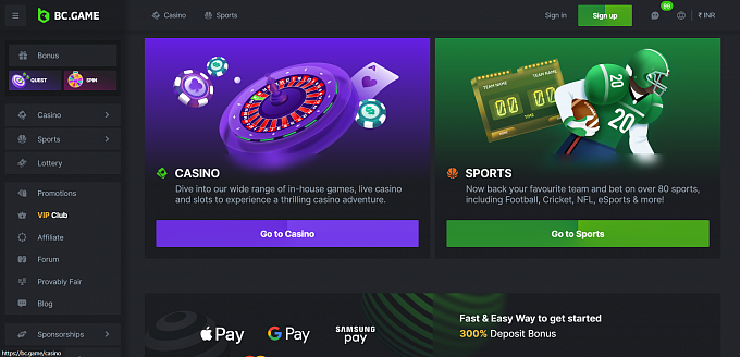 Experience Excitement at BC.Game Crypto Casino BY